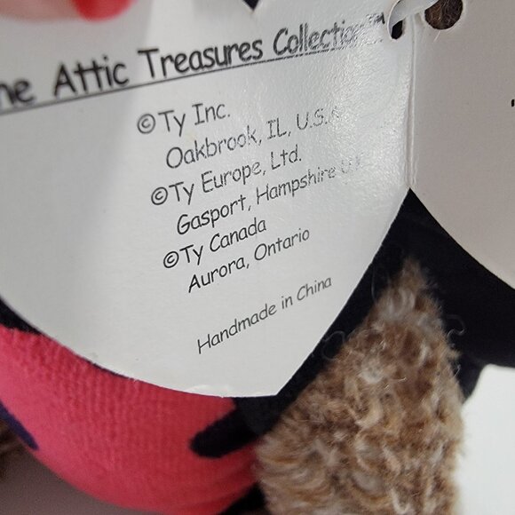 TY Beanie Baby Ladybug Bugsy‎ 1993 Attic Treasures 8" with Original Tag - Picture 6 of 8